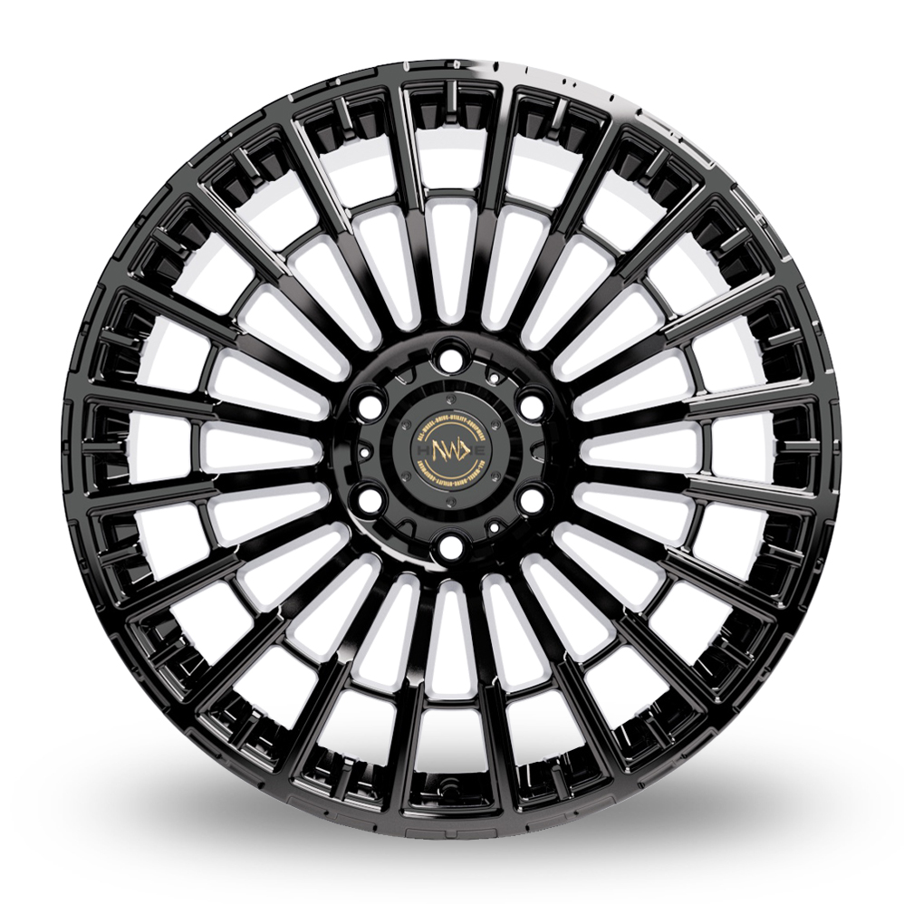 20" Hawke Nevada Gloss Black Alloy Wheels