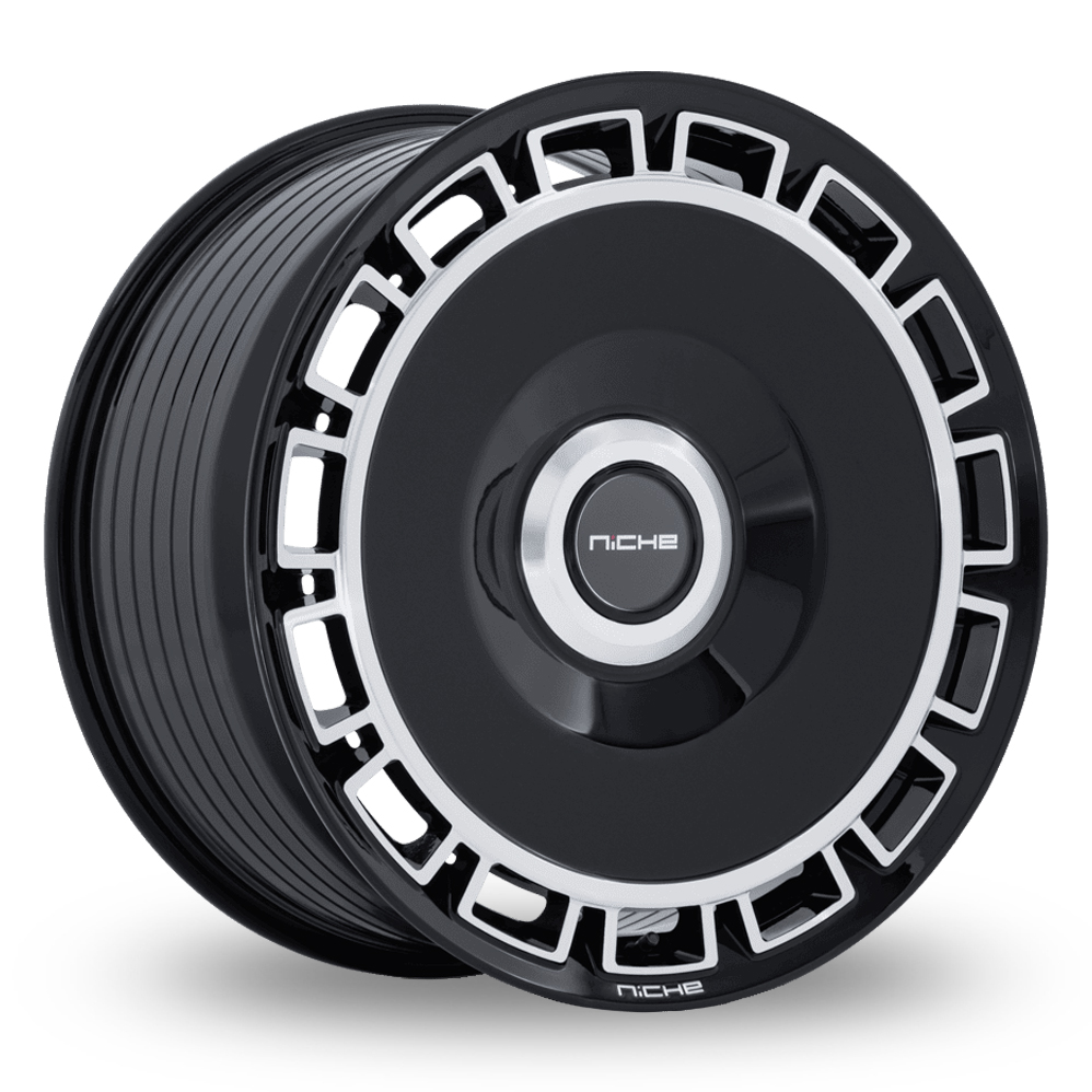 Niche NC287 Venice (USA Warehouse) Gloss Black With Machined Face Alloy Wheels