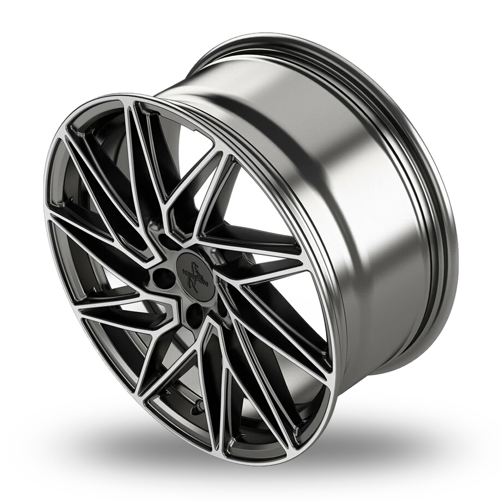 18" Keskin Tuning KT20 Palladium Polished Alloy Wheels