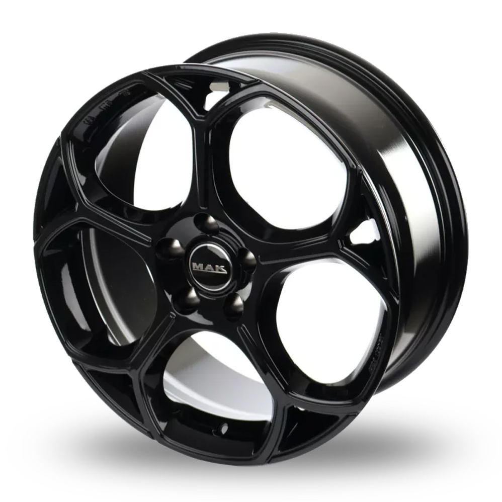 17" MAK Monza Gloss Black Alloy Wheels