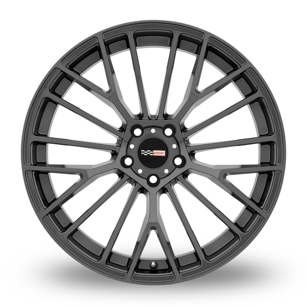 19" Cray Astoria High Gloss Gunmetal Alloy Wheels