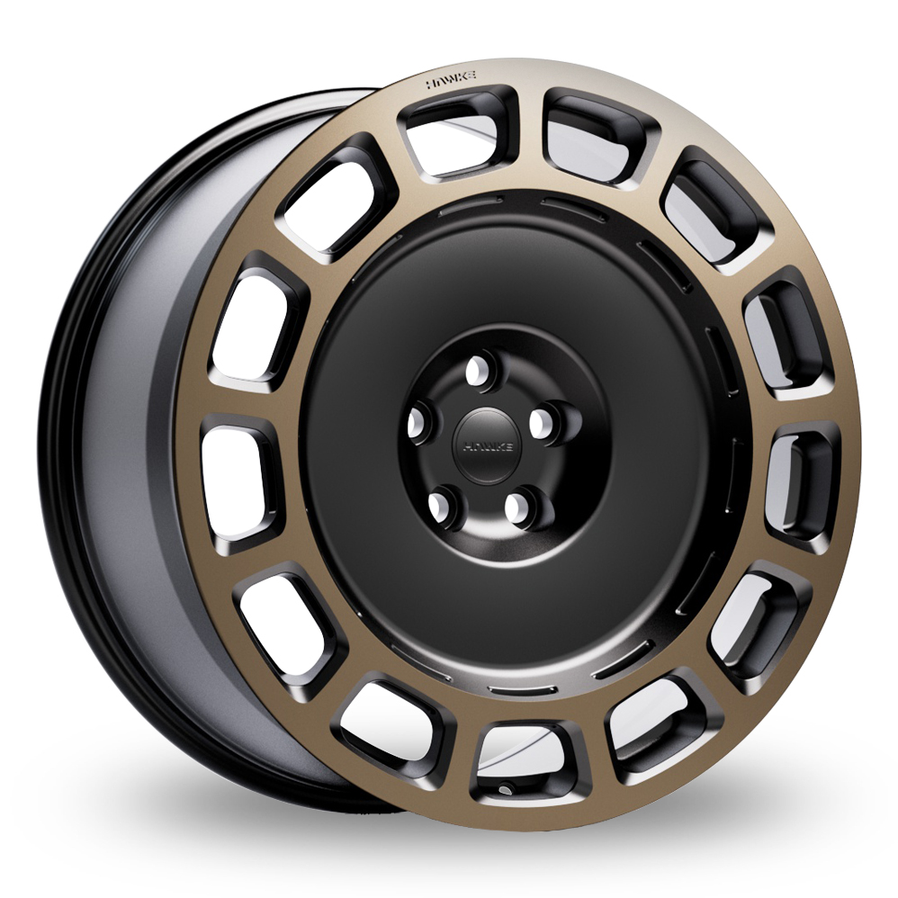 Hawke OCTAD Matt Black With Bronze Alloy Wheels