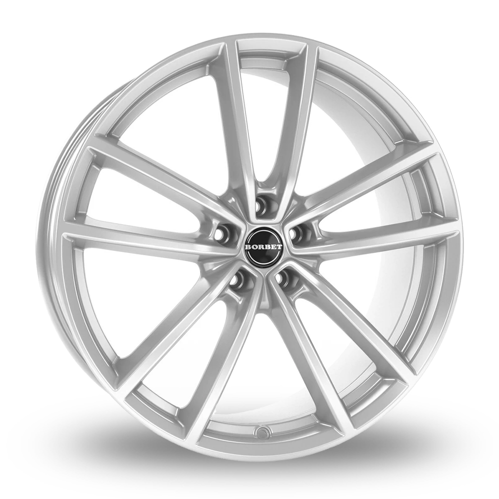 Borbet W Crystal Silver Alloy Wheels