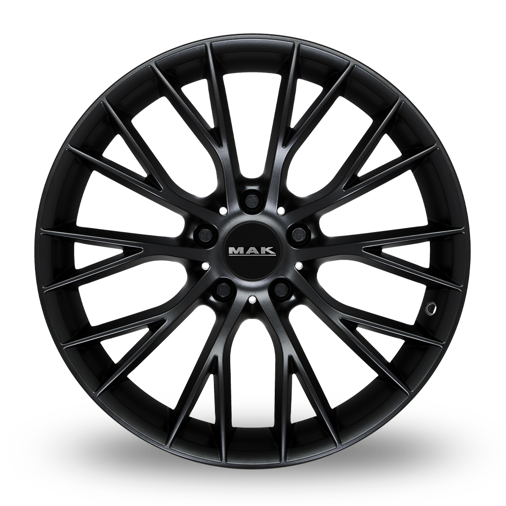 20" MAK Munchen Matt Black Alloy Wheels