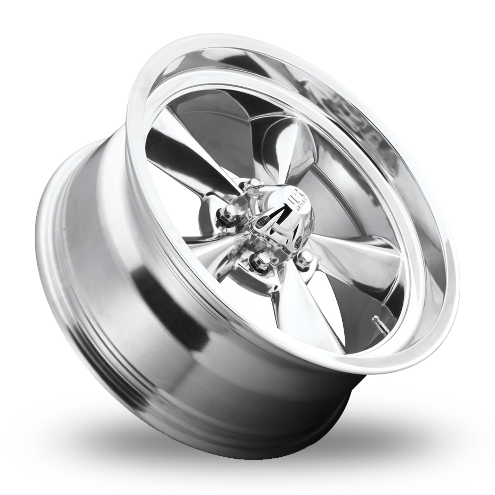 15" US Mags U108 Standard High Luster Polished Alloy Wheels