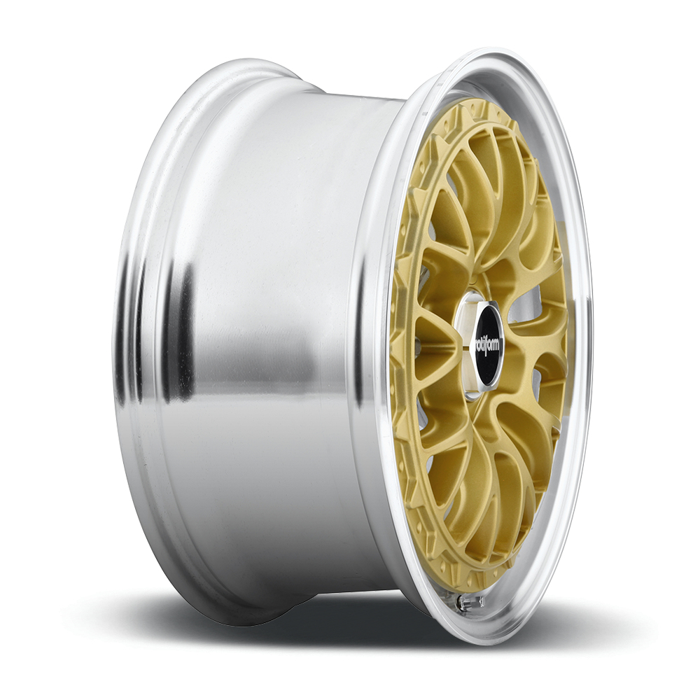 19" Rotiform R156 LSR Matt Gold Machined Alloy Wheels