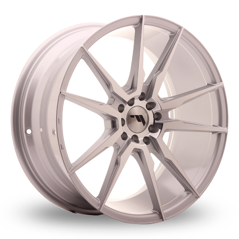 Japan Racing JR21 (8x19) (Custom Fitment) Silver Machined Face Alloy Wheels