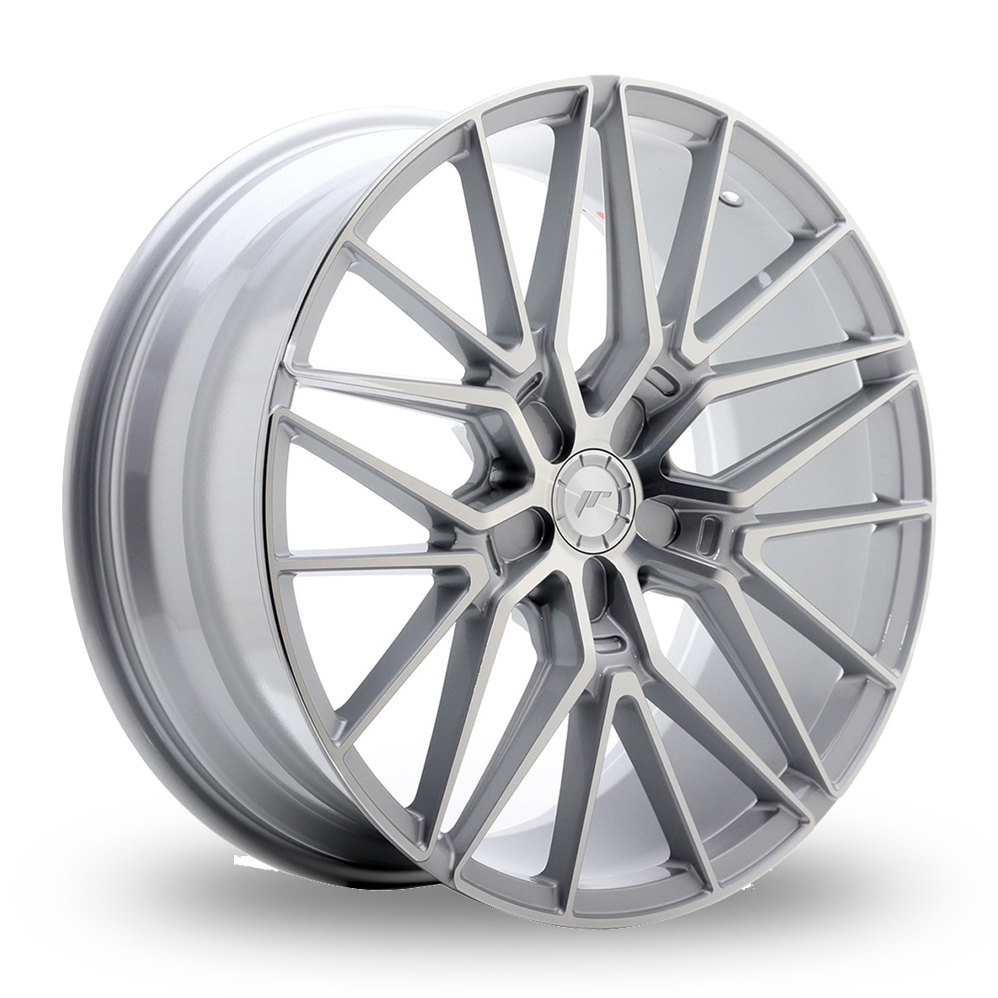 Japan Racing JR38 (8.5x20) (Custom Fitment) Silver Machined Face Alloy Wheels