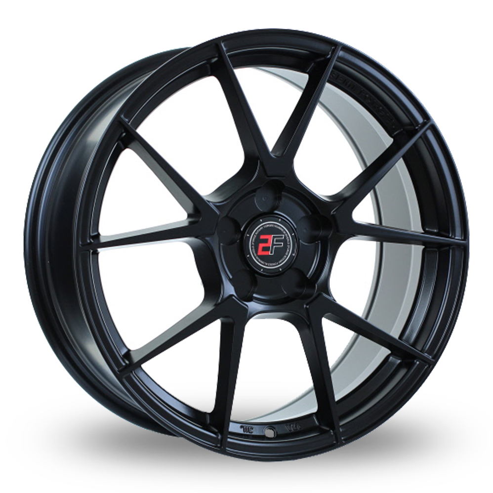 2FORGE ZF6 Matt Black Alloy Wheels
