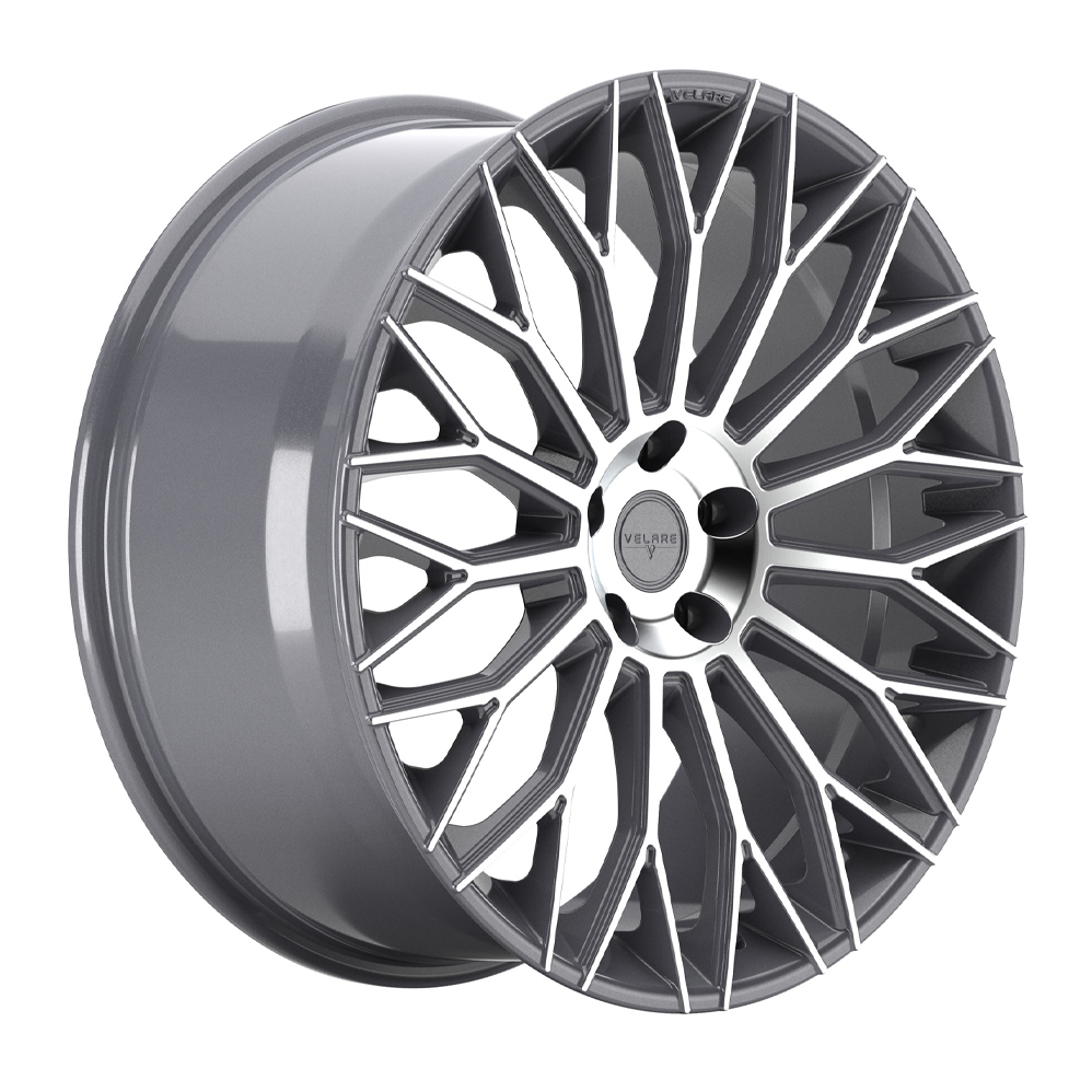 22" Velare VLR10 Platinum Grey Polsihed Alloy Wheels