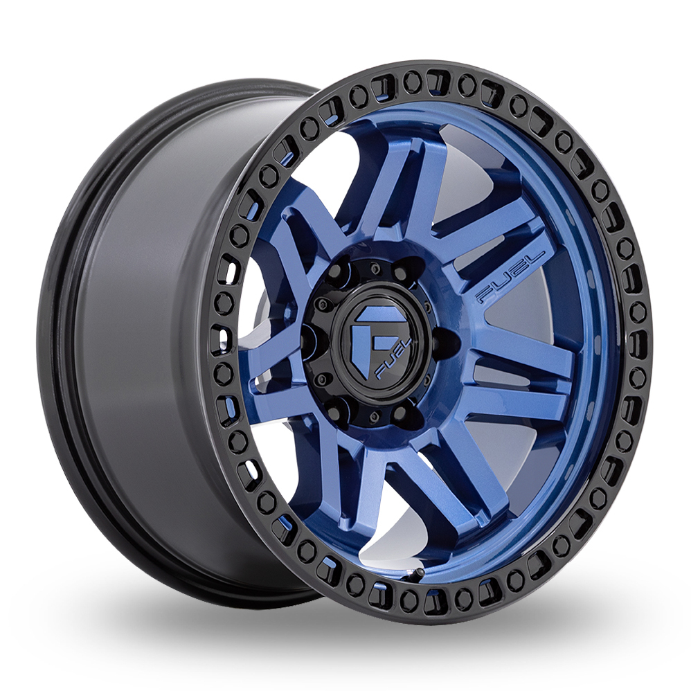 Fuel Off-Road D813 Syndicate (USA Warehouse) Dark Blue With Black Ring Alloy Wheels