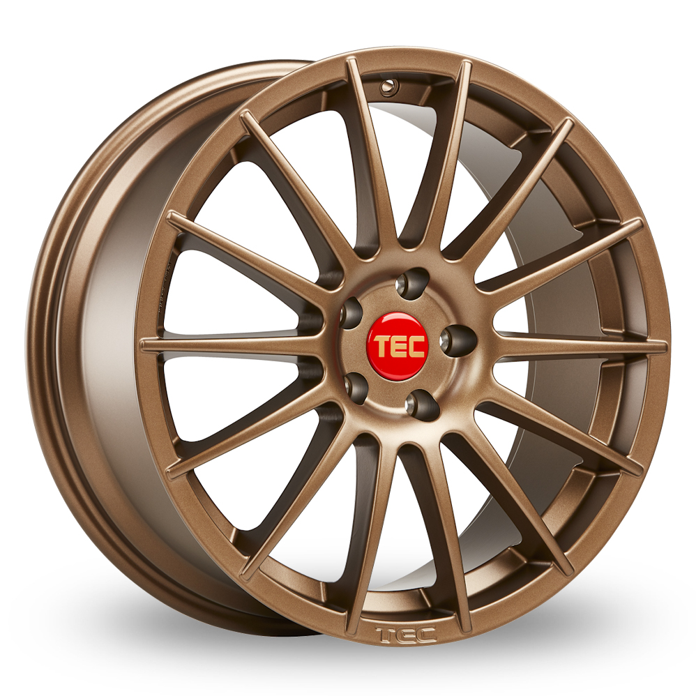 17" TEC Speedwheels AS2 Matt Bronze Alloy Wheels