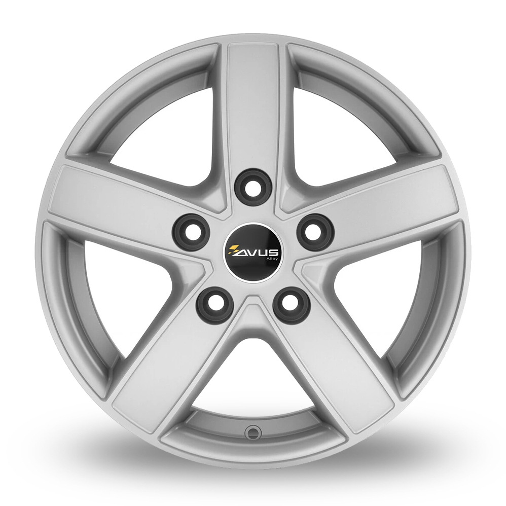 18" Avus Racing AC-V51 Hyper Silver Alloy Wheels