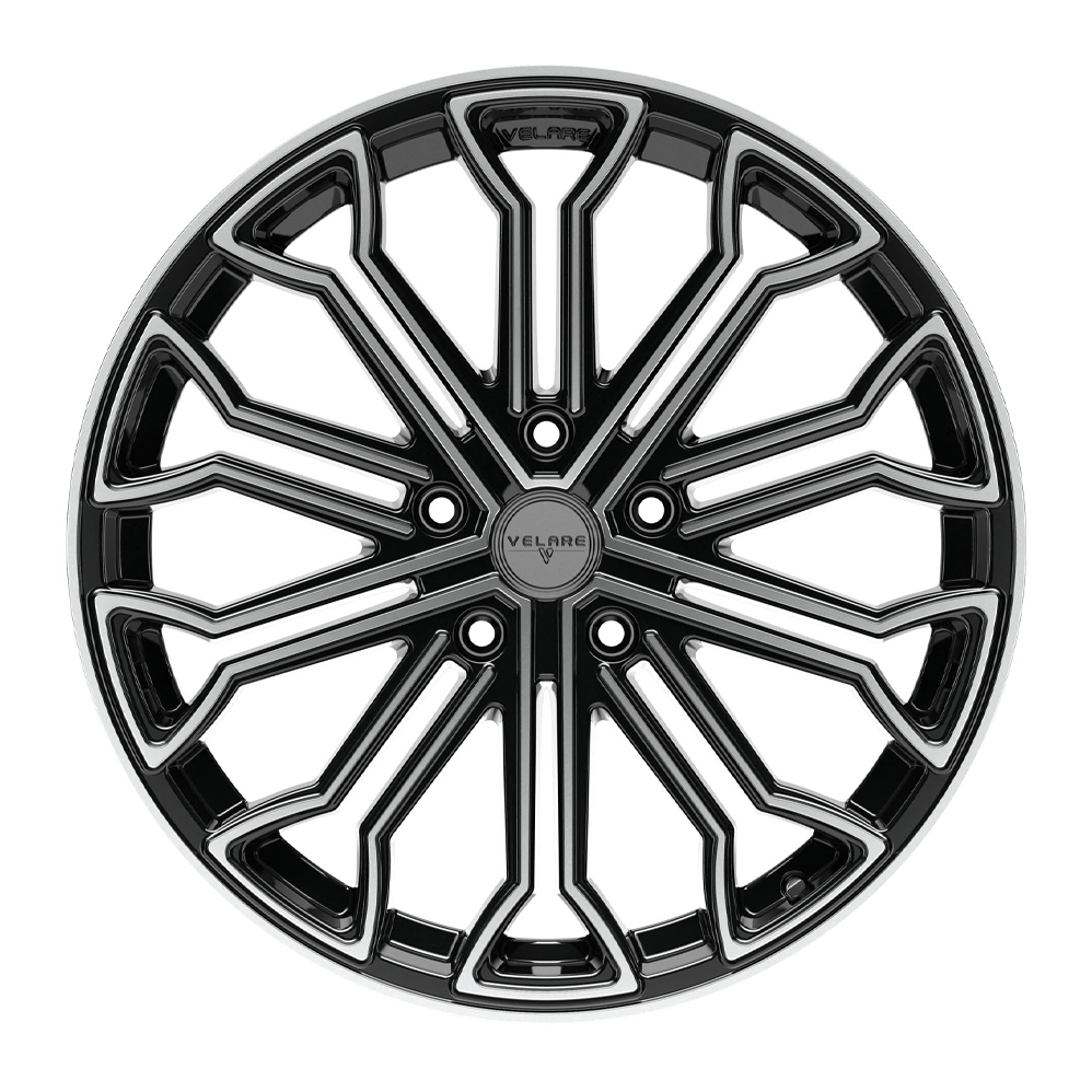 20" Velare VLR04 Gloss Black Machined Alloy Wheels