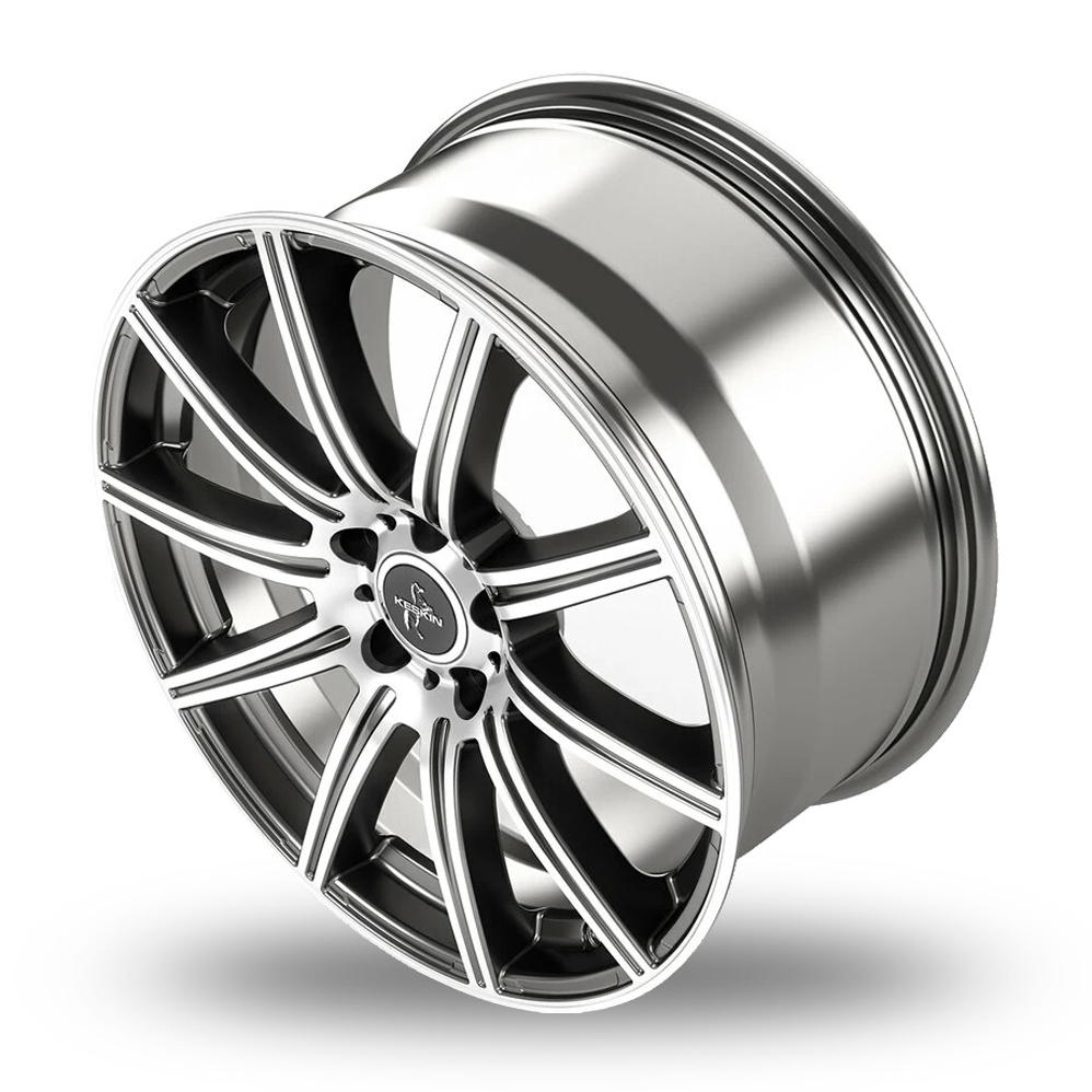 18" Keskin Tuning KT16 Palladium Polished Alloy Wheels