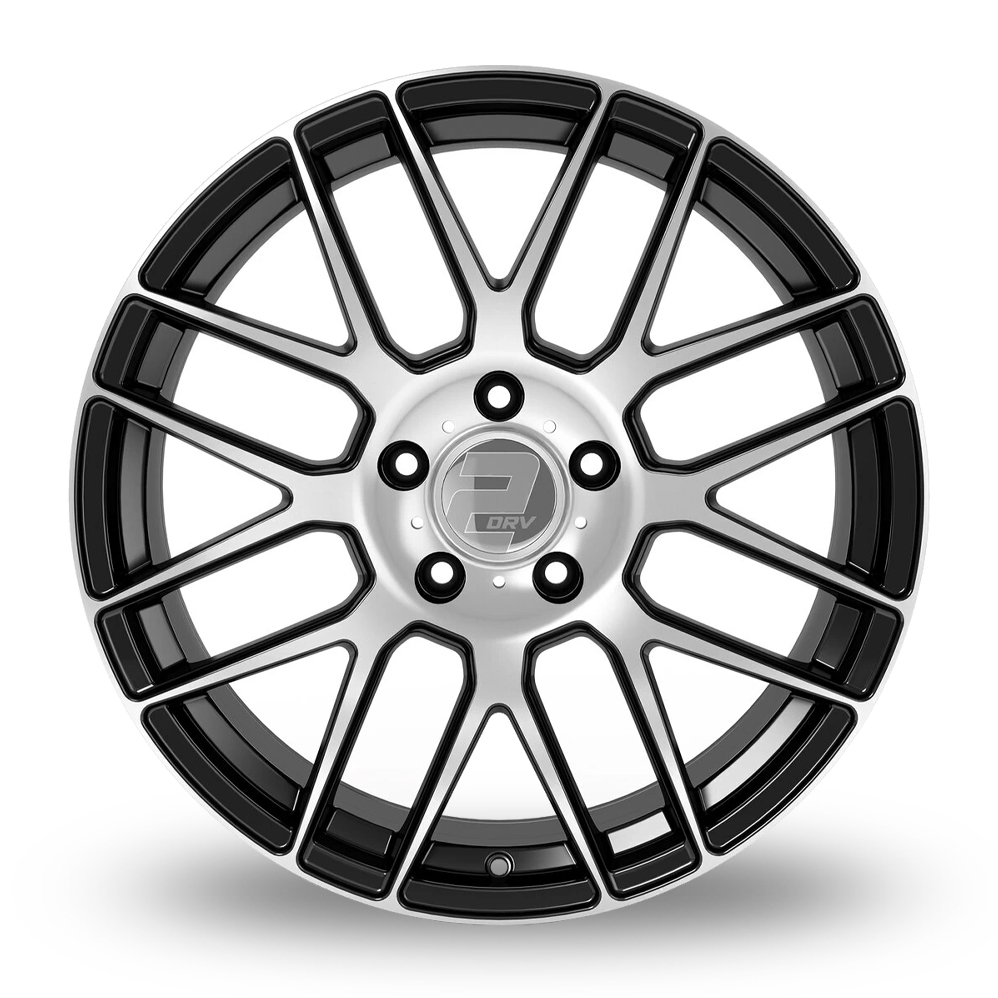 17" 2DRV WH26 Black Machined Alloy Wheels