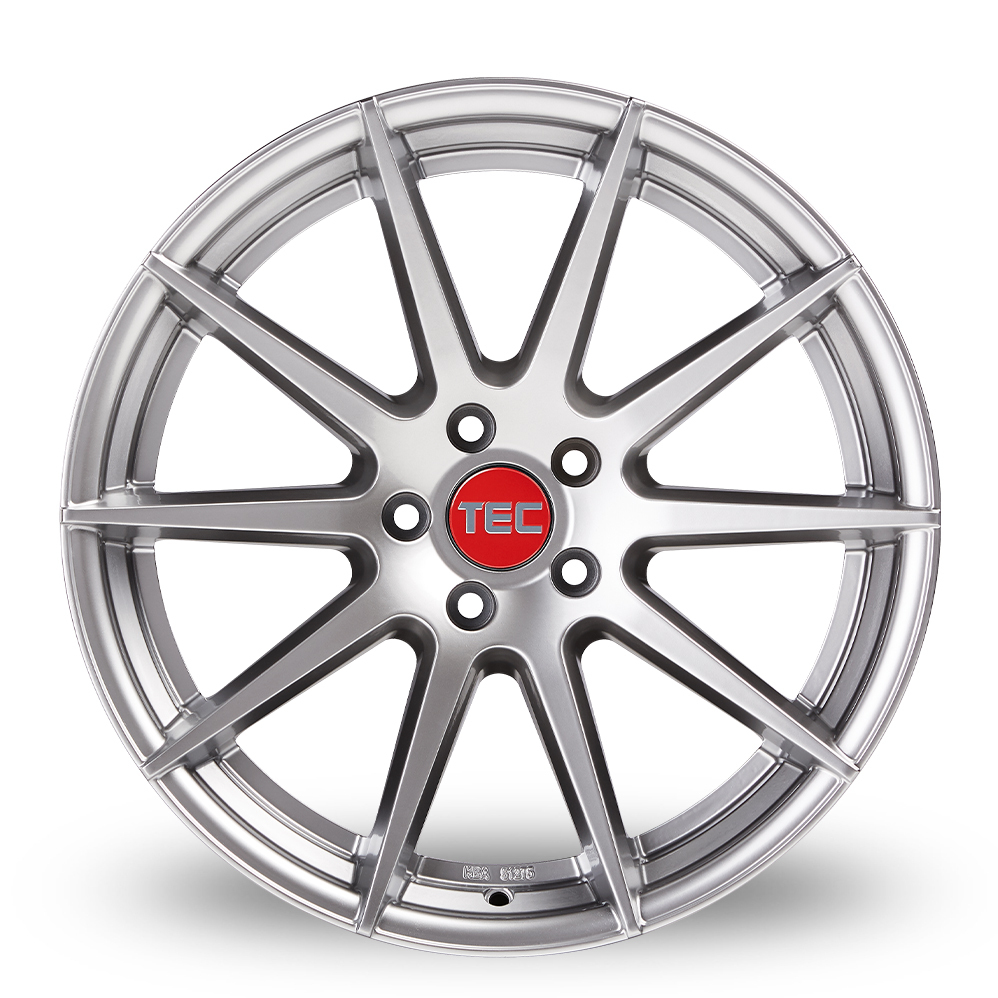 20" TEC Speedwheels GT7 Hyper Silver Alloy Wheels