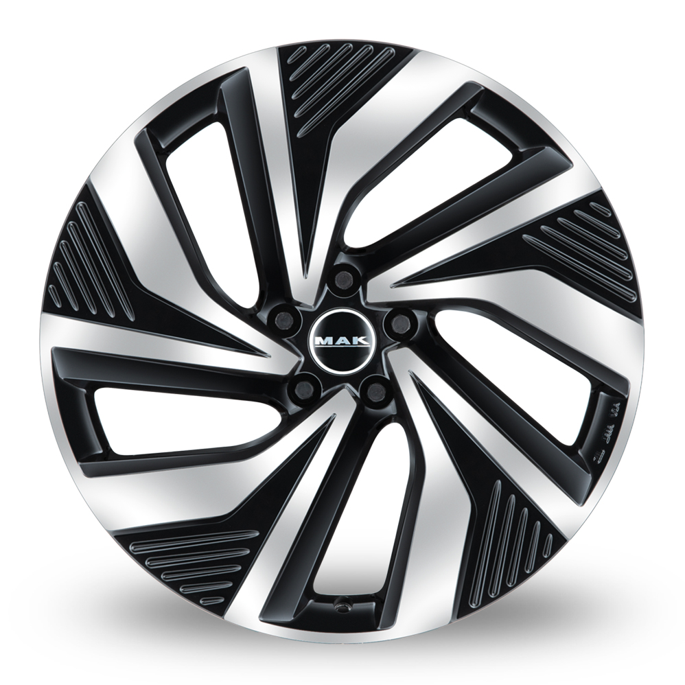 21" MAK Electra Black Mirror Alloy Wheels