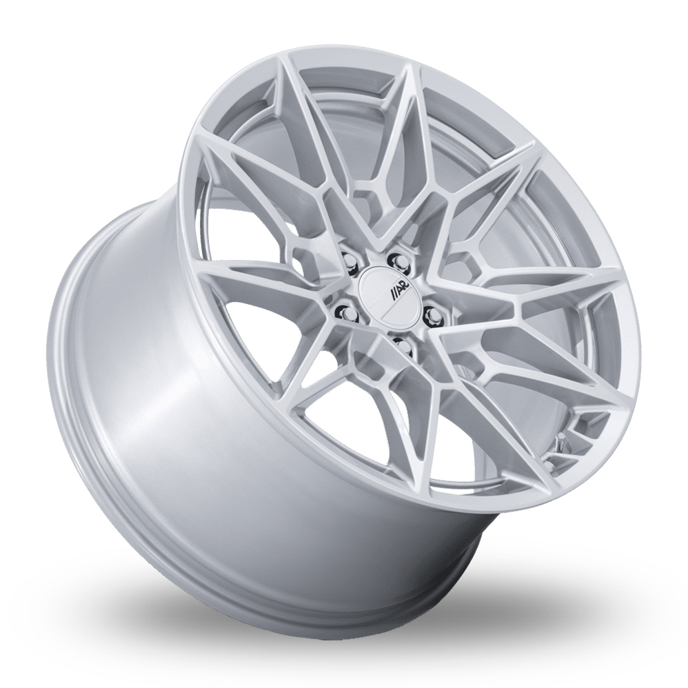 20" American Racing AR955 Stampede (USA Warehouse) Gloss Silver Alloy Wheels