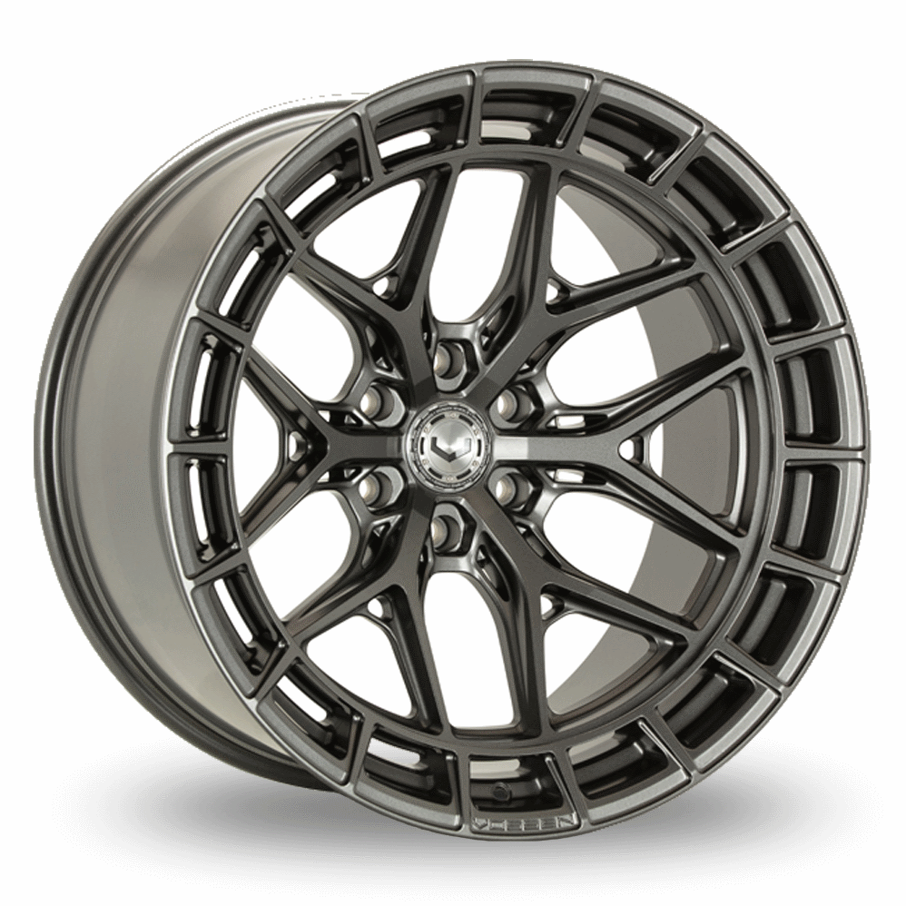 18" Vossen HFX-1 (8.5x18) (Mid Concave) Matt Gunmetal Alloy Wheels
