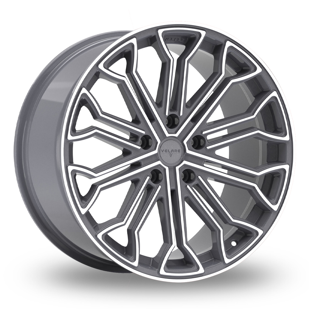 Velare VLR04 Platinum Grey Polsihed Alloy Wheels
