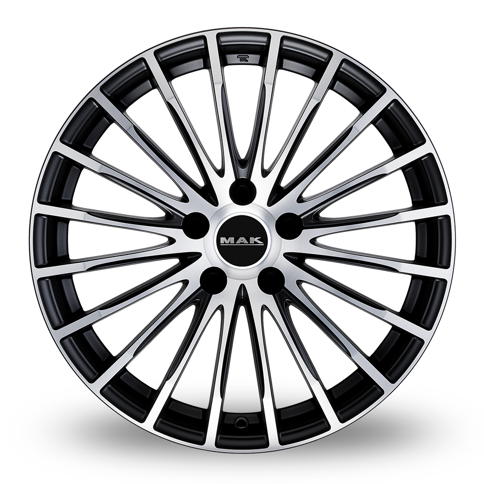 18" MAK Starlight Ice Black Alloy Wheels