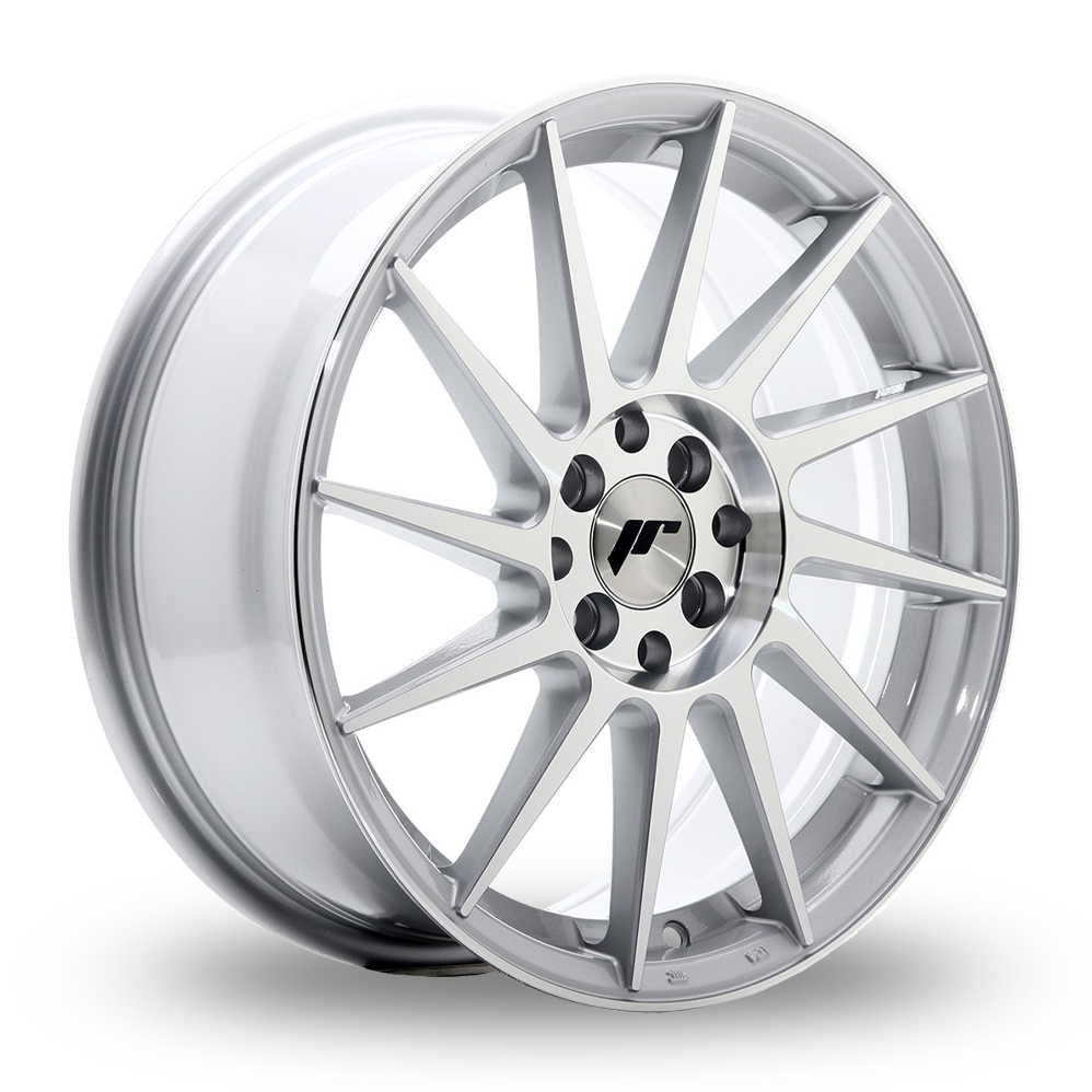 Japan Racing JR22 (7x17) Silver Machined Face Alloy Wheels