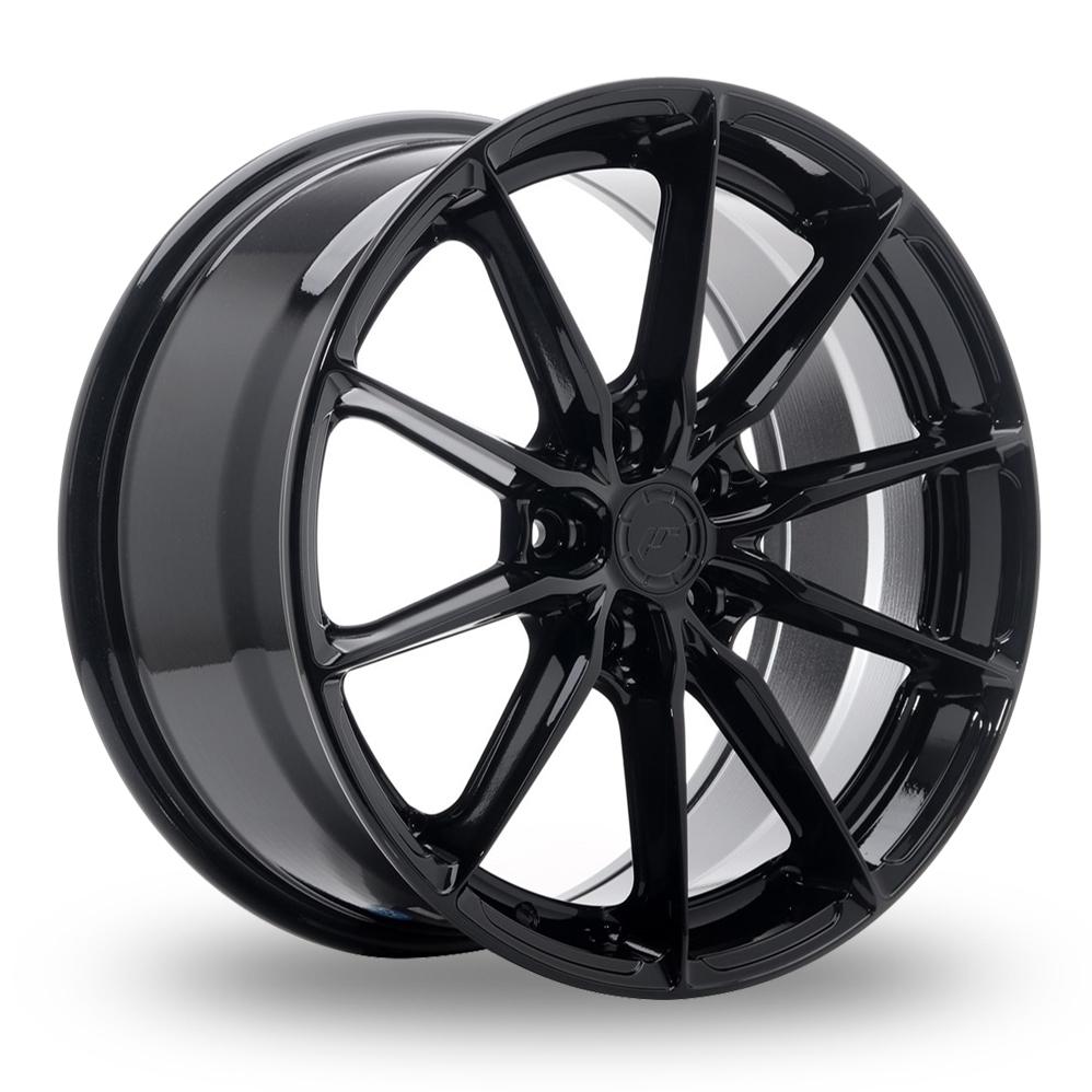 Japan Racing JR37 (8x18) Gloss Black Alloy Wheels