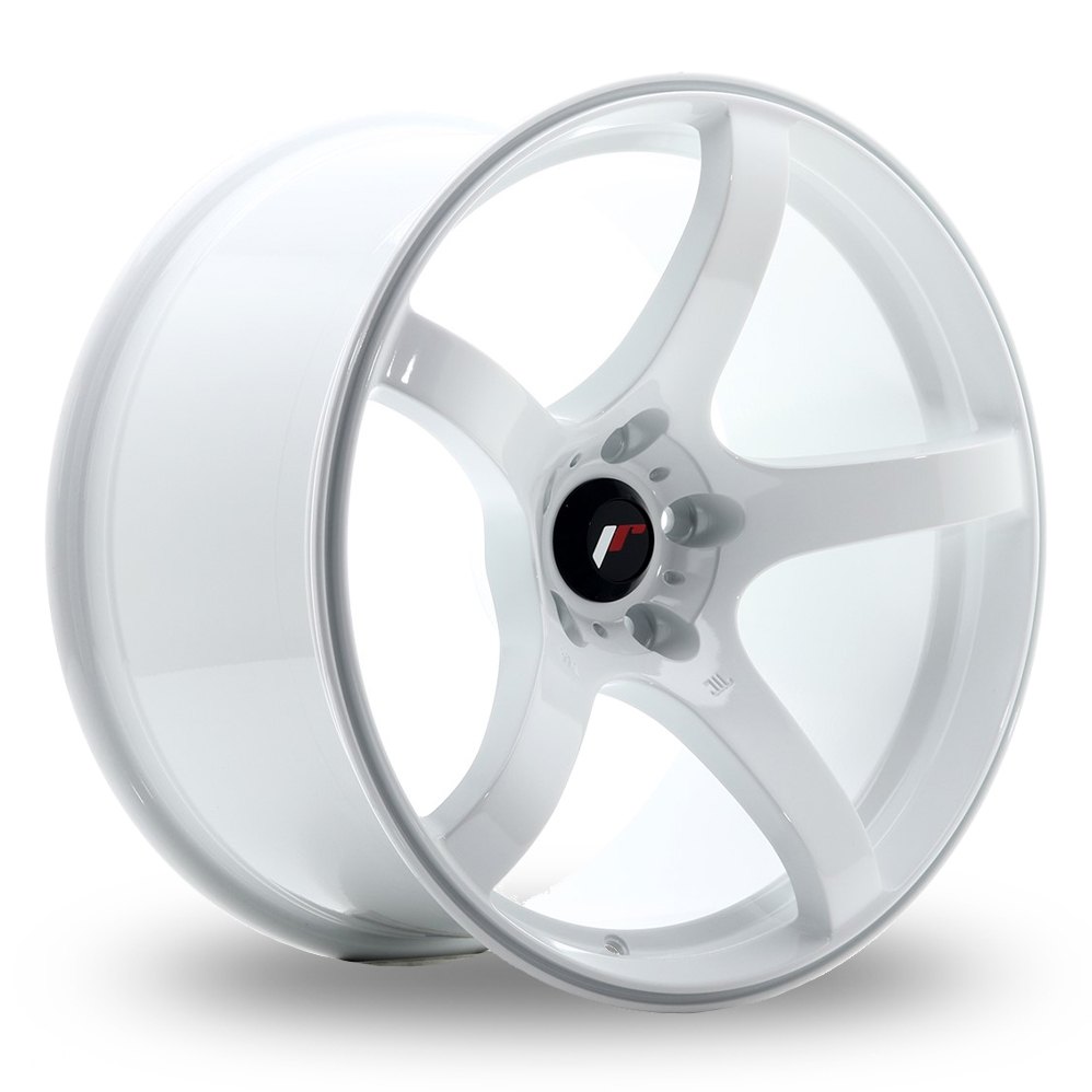 Japan Racing JR32 (9.5x18) White Alloy Wheels