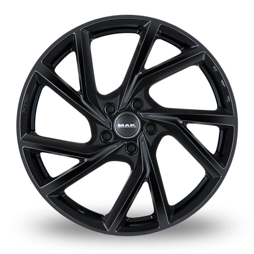 18" MAK Kassel Gloss Black Alloy Wheels