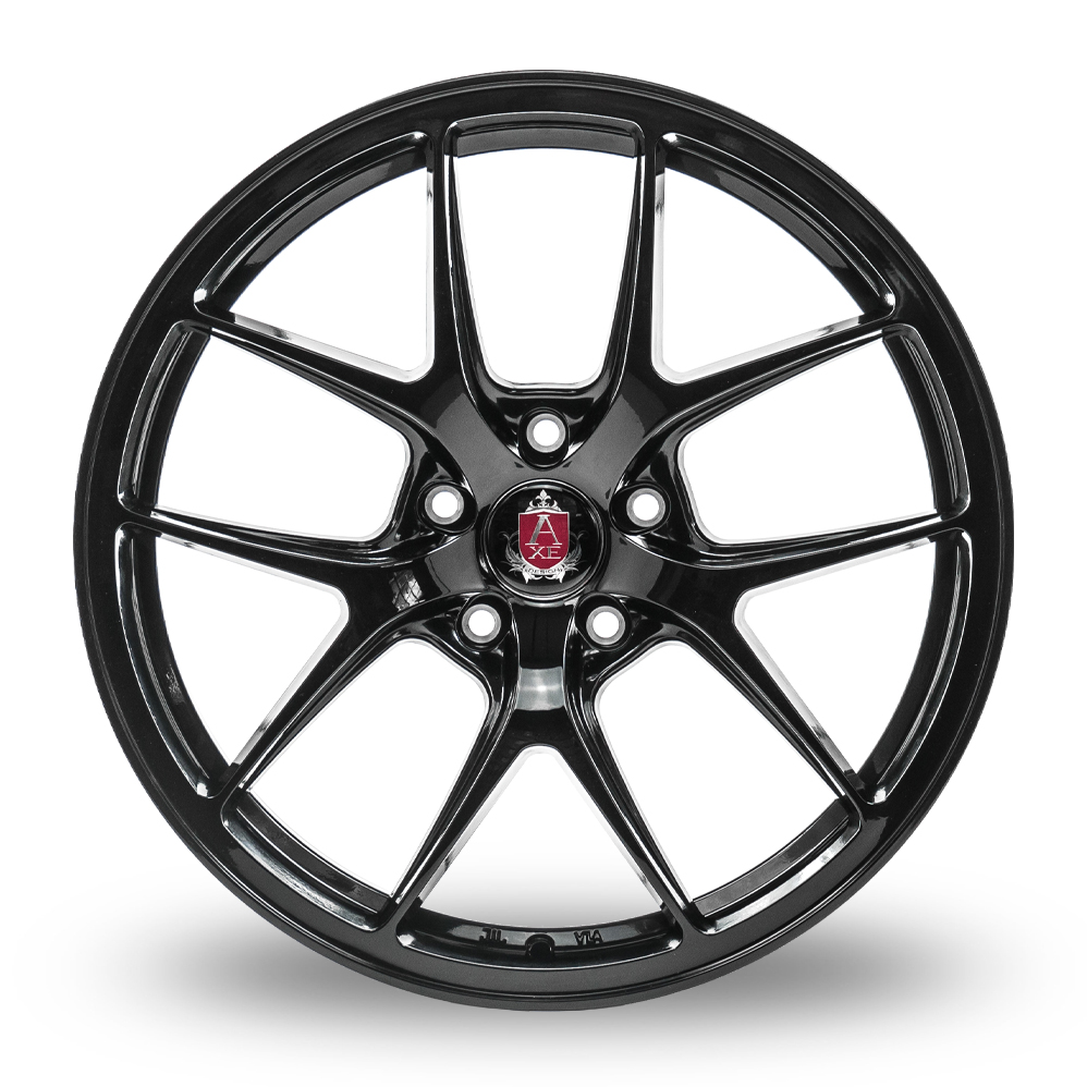 20" Axe EX34 Gloss Black Alloy Wheels