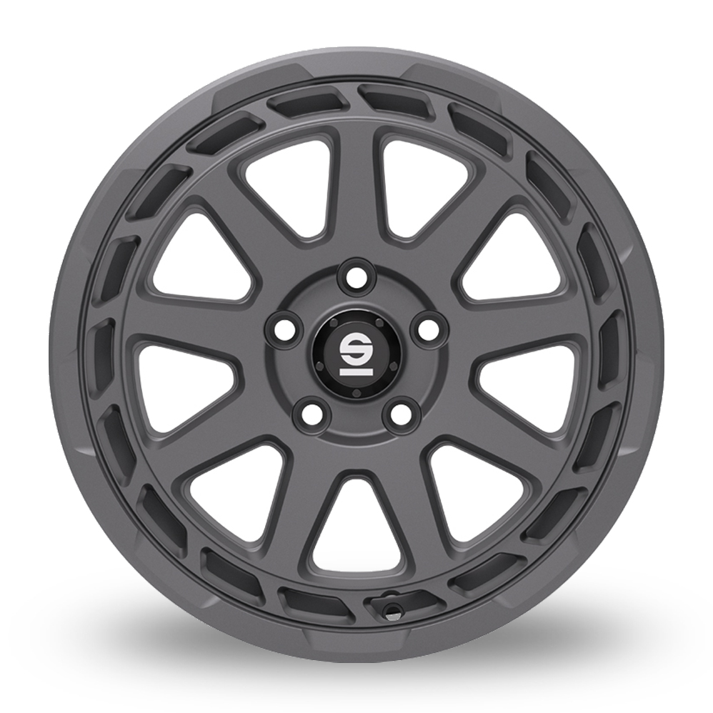 17" Sparco Gravel Matt Graphite Alloy Wheels