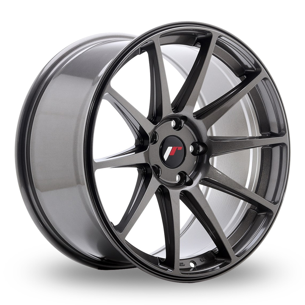 Japan Racing JR11 (9.5x19) Hyper Black Alloy Wheels