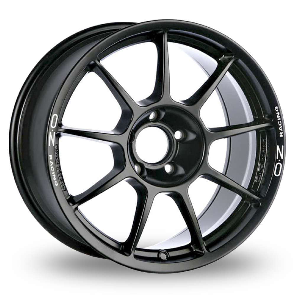 OZ Racing Challenge HLT Matt Black White Lettering Alloy Wheels