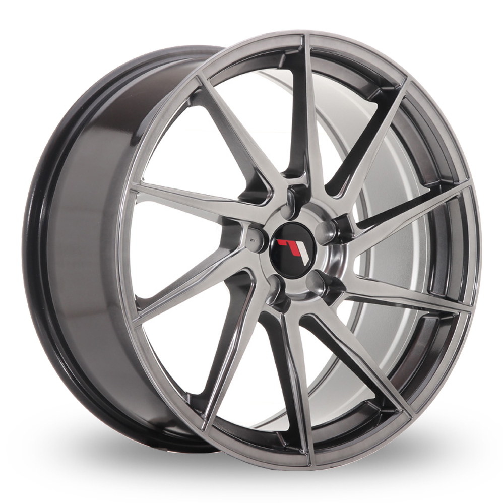 Japan Racing JR36 (8x19) (Custom Fitment) Hyper Grey Alloy Wheels