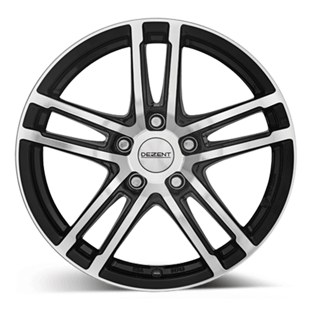 18" Dezent TZ Black Polished Alloy Wheels