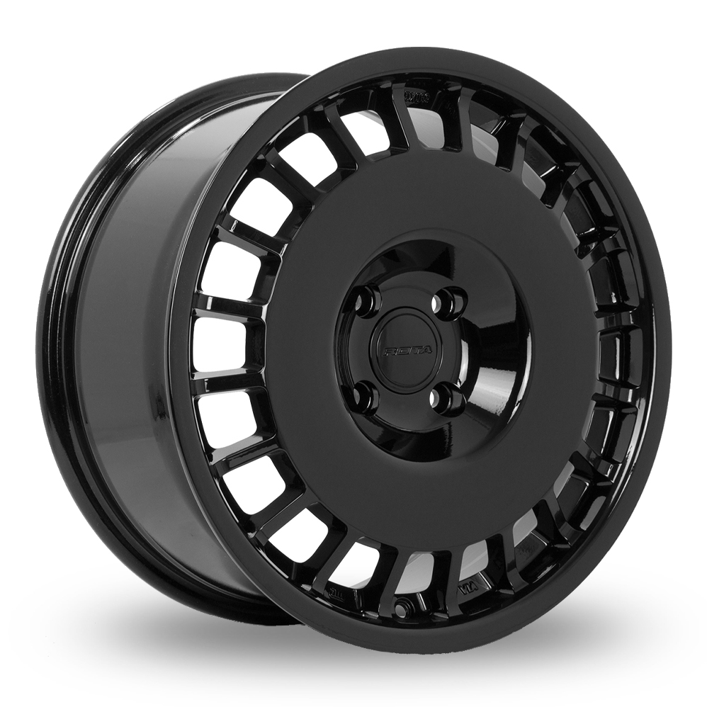 Rota D154 Black Alloy Wheels