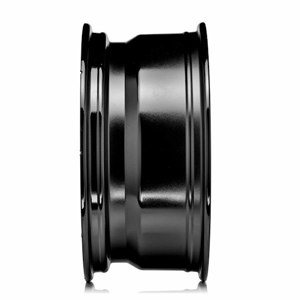 17" MSW (by OZ) 42 Gloss Black Polished Alloy Wheels