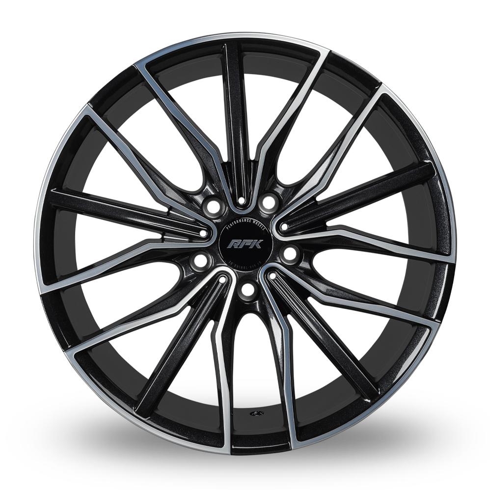 19" Proline GLS301 Black Polished Alloy Wheels
