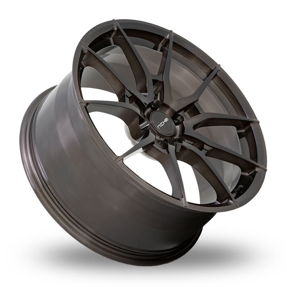 20" Niche T111 Kanan Brushed Candy Smoke Alloy Wheels