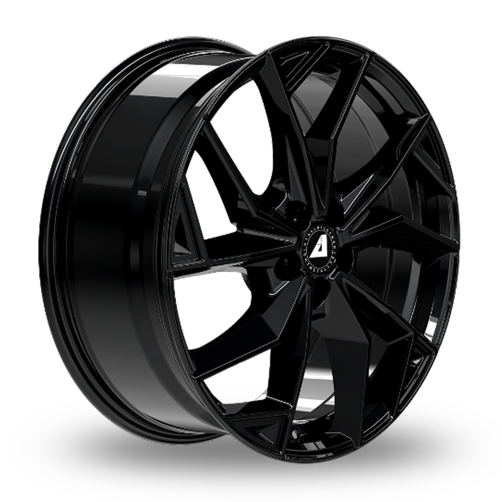 18" Alutec ADX.02 Gloss Black Alloy Wheels
