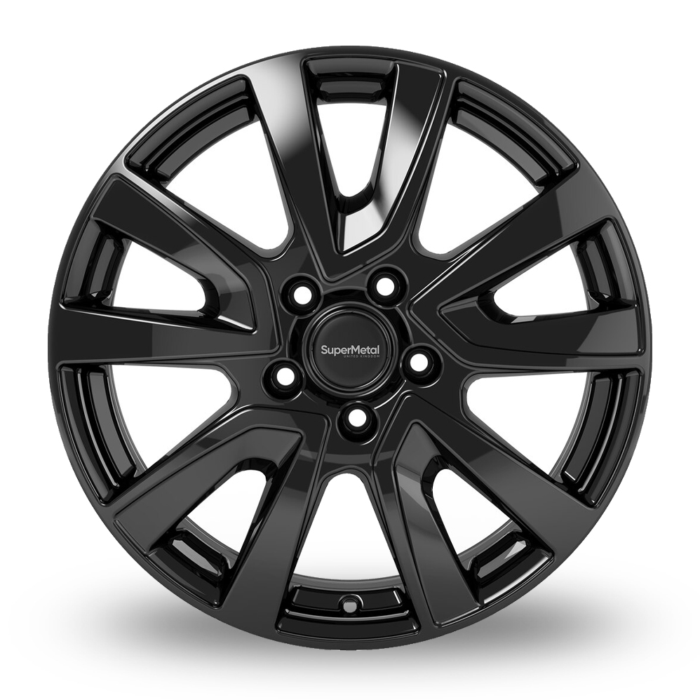 18" SuperMetal Vault Gloss Black Alloy Wheels