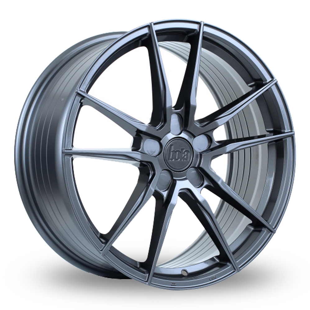 Bola FLD Gloss Gunmetal Alloy Wheels
