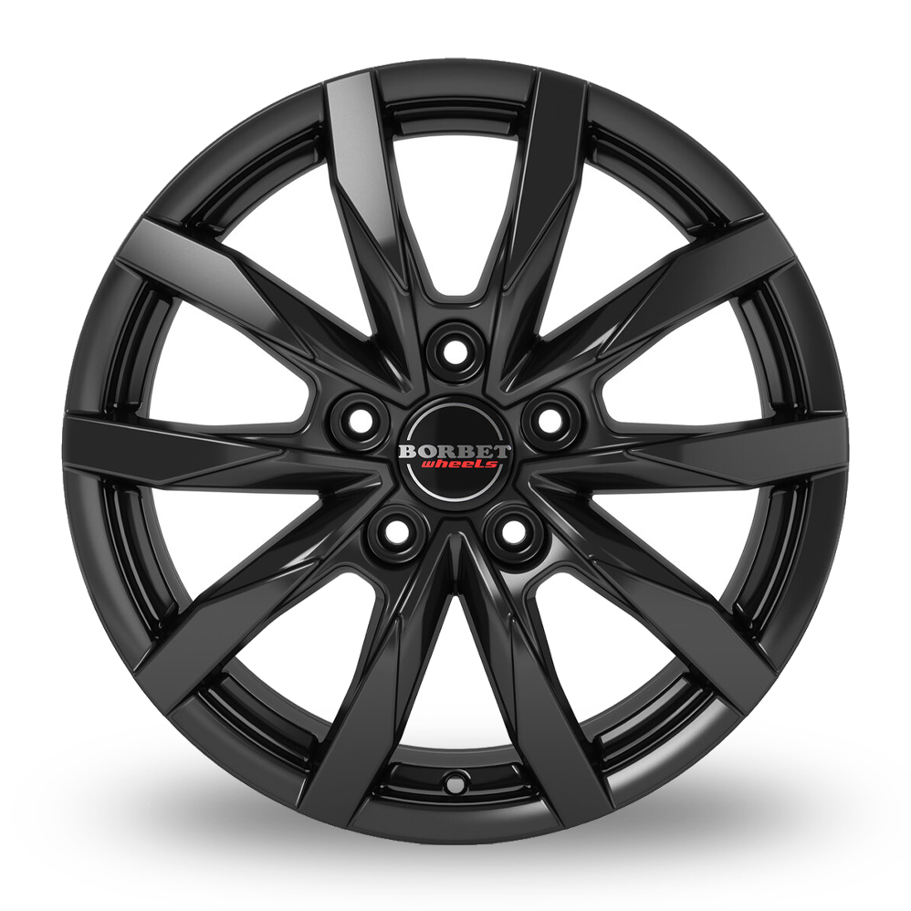 18" Borbet CW5 Matt Black Alloy Wheels