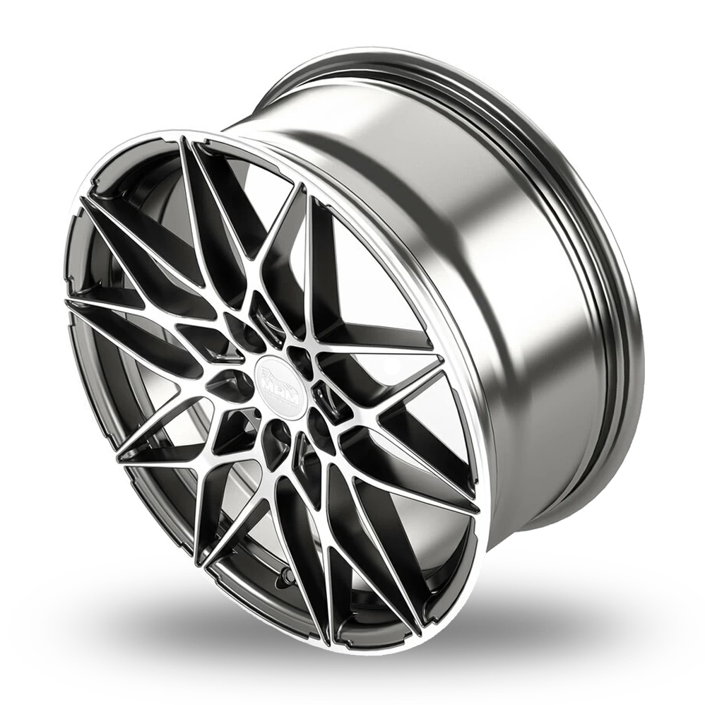 18" MAM B2 Palladium Polished Alloy Wheels