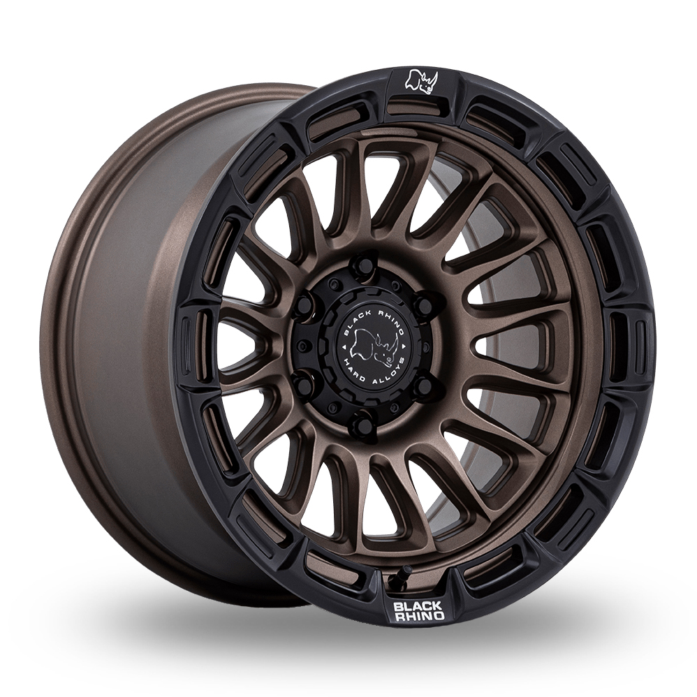 Black Rhino BR025 Rival (USA Warehouse) Burnt Bronze With Matte Black Lip Alloy Wheels