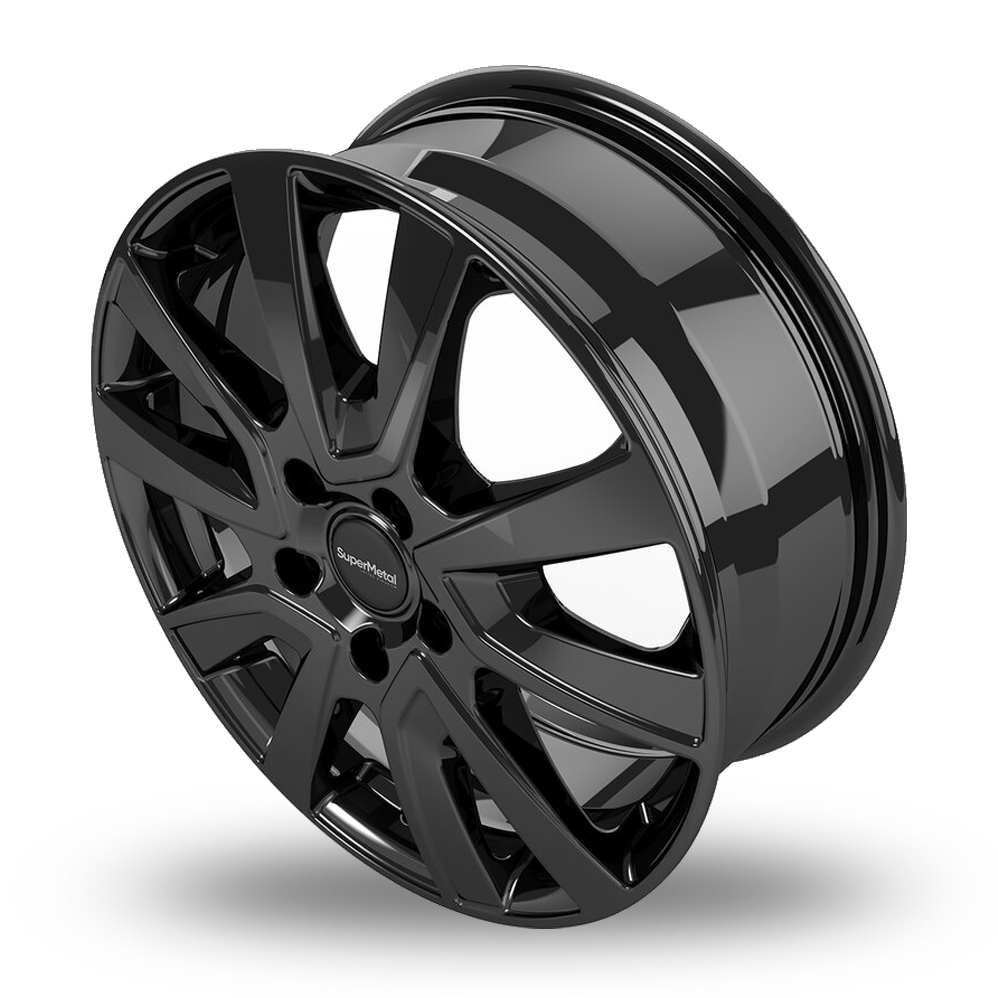 18" SuperMetal Vault Gloss Black Alloy Wheels