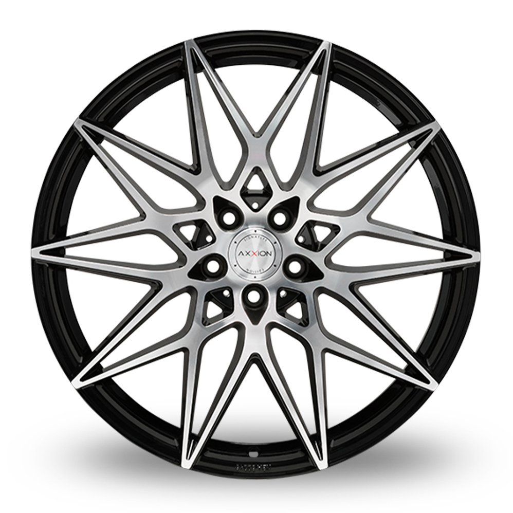 20" Axxion AX9 Black Machined Alloy Wheels