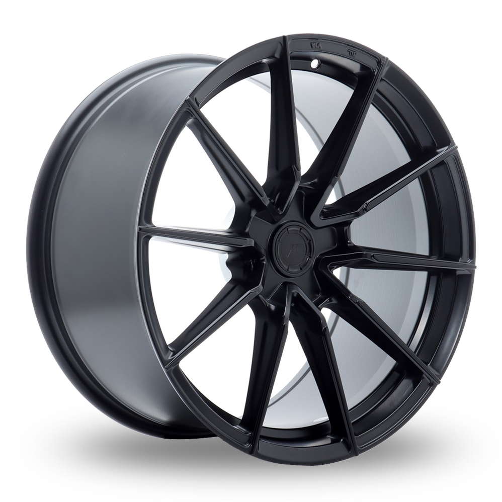 Japan Racing SL-02 (10.5x19) (Custom Fitment) Matt Black Alloy Wheels