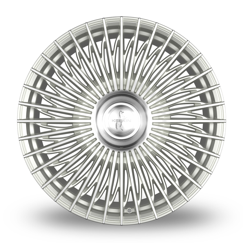 19" Keskin Tuning KT X1 Silver Polished Alloy Wheels